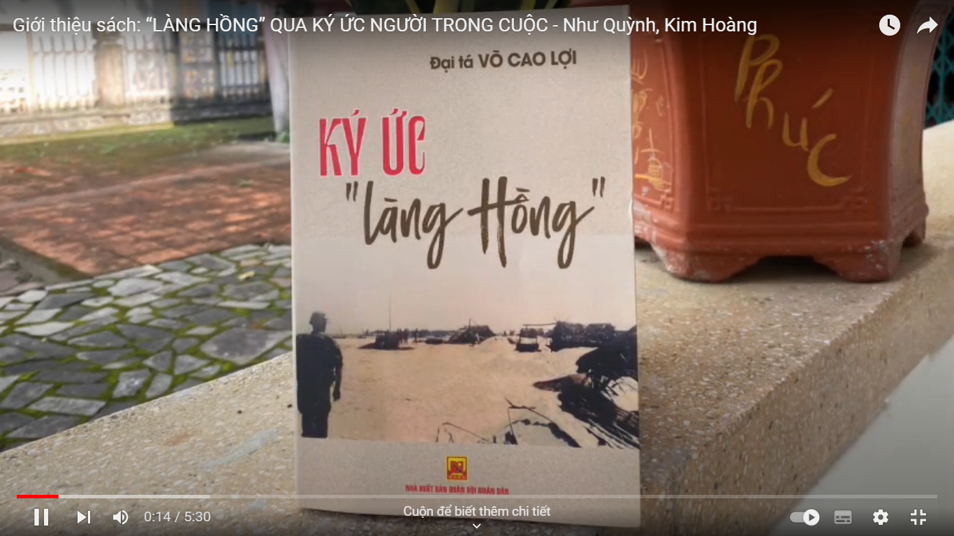 Video giới thiệu sách “LÀNG HỒNG” QUA KÝ ỨC NGƯỜI TRONG CUỘC